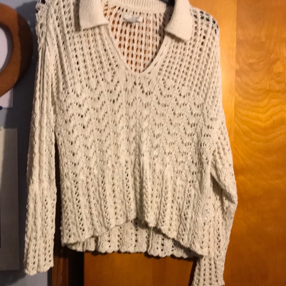 American Eagle open knit sweater.